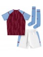 Aston Villa Domácí dres pro děti 2023-24 Krátký Rukáv (+ trenýrky)